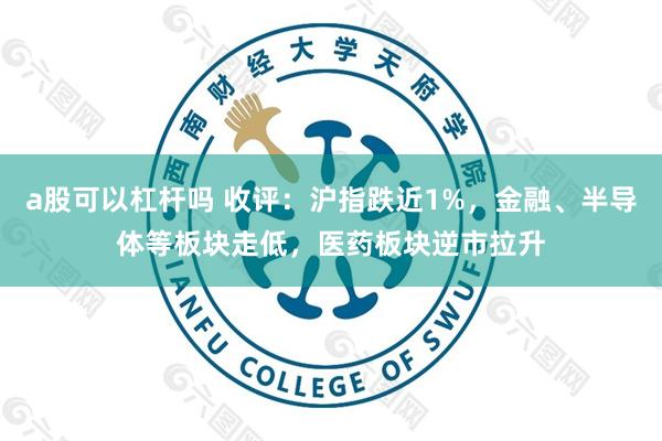 a股可以杠杆吗 收评：沪指跌近1%，金融、半导体等板块走低，医药板块逆市拉升